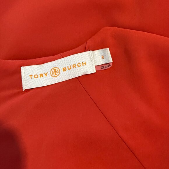 Tory Burch Scarlet Sleeveless Midi Dress - Picture 4 of 5